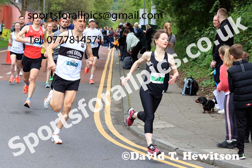 Gateshead Half Marathon and 10k, 2024 Gateshead Marathon, Half Marathon and 10k, Gateshead Stadium.  Photo: David T. Hewitson/Sports for All Pics